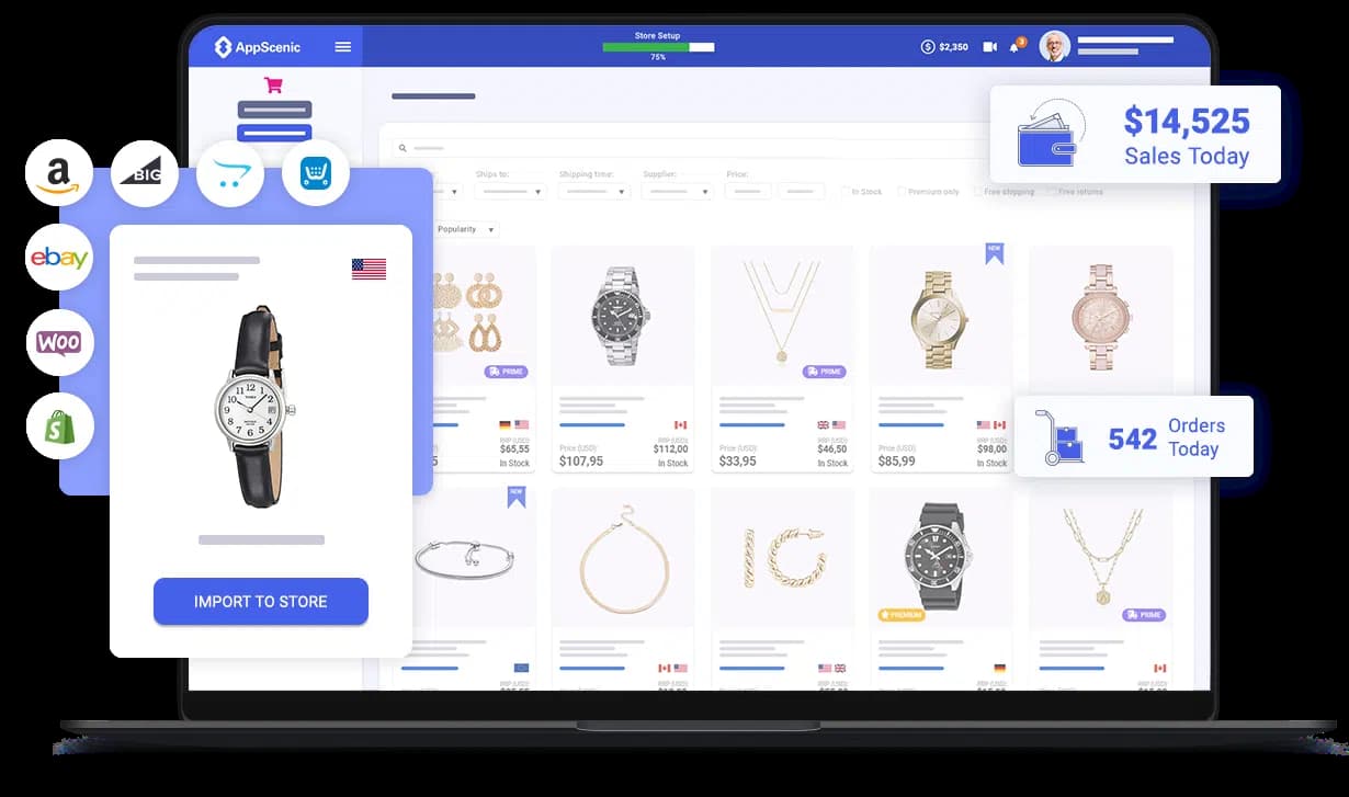 AppScenic product catalog dropshipping products and supplier sourcing