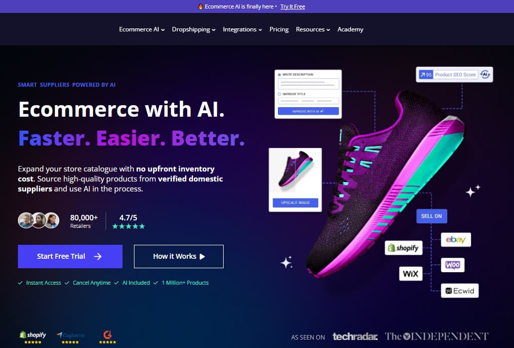 AppScenic Review 2026 AI dropshipping pricing features pros cons and best plan