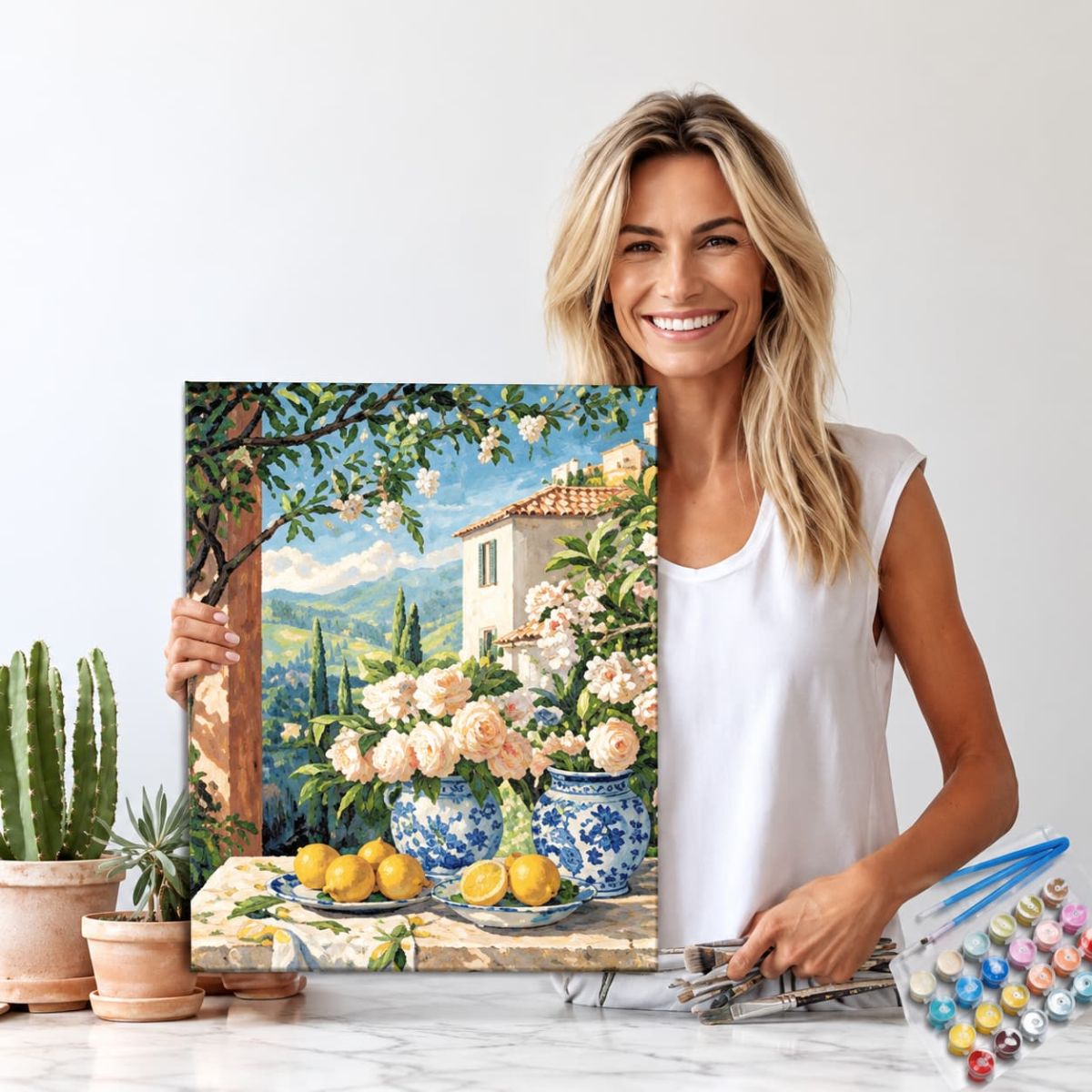 Flowers and Fruits Under the Sun - Paint by Numbers Kit.jpg