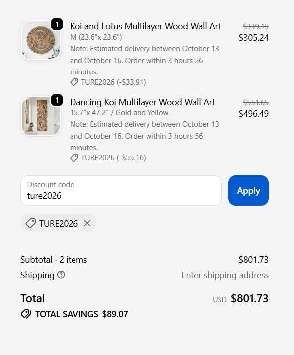 code ture2026 10% off