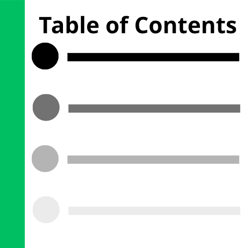 Table of Contents