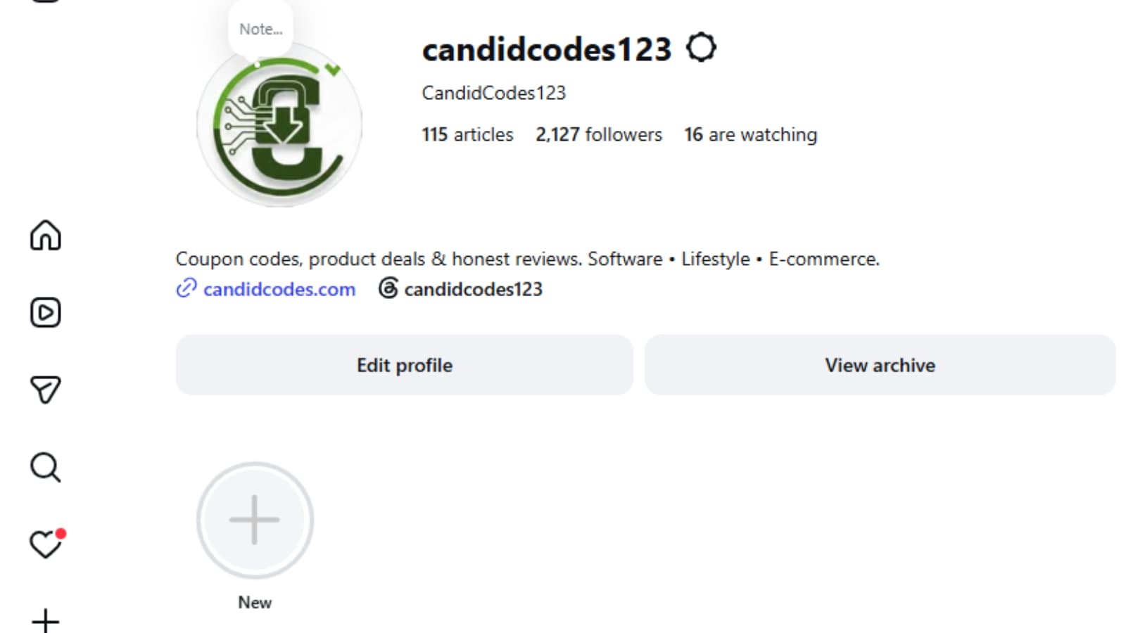 CandidCodes Instagram profile
