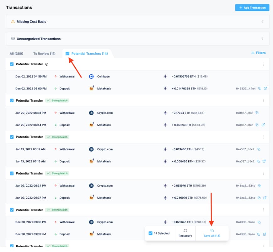 CoinLedger error reconciliation missing cost basis tools and crypto transaction issue detection