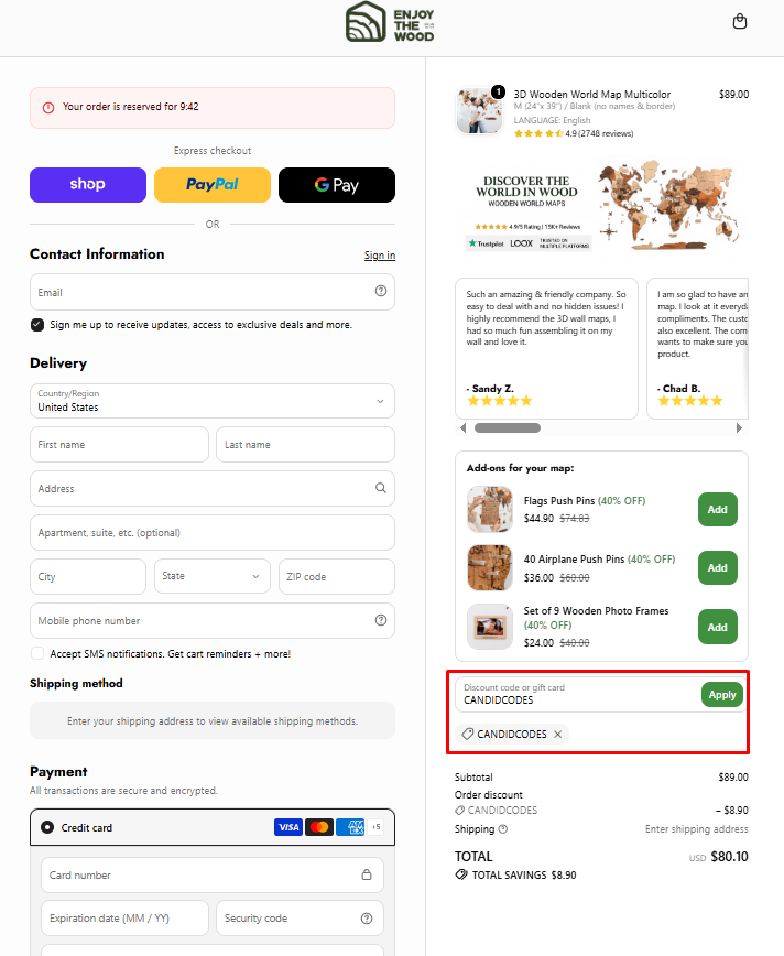 code CANDIDCODES 10% Off