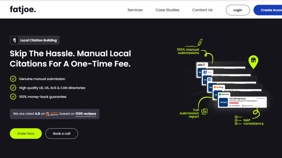 FATJOE local citation building service for local SEO campaigns
