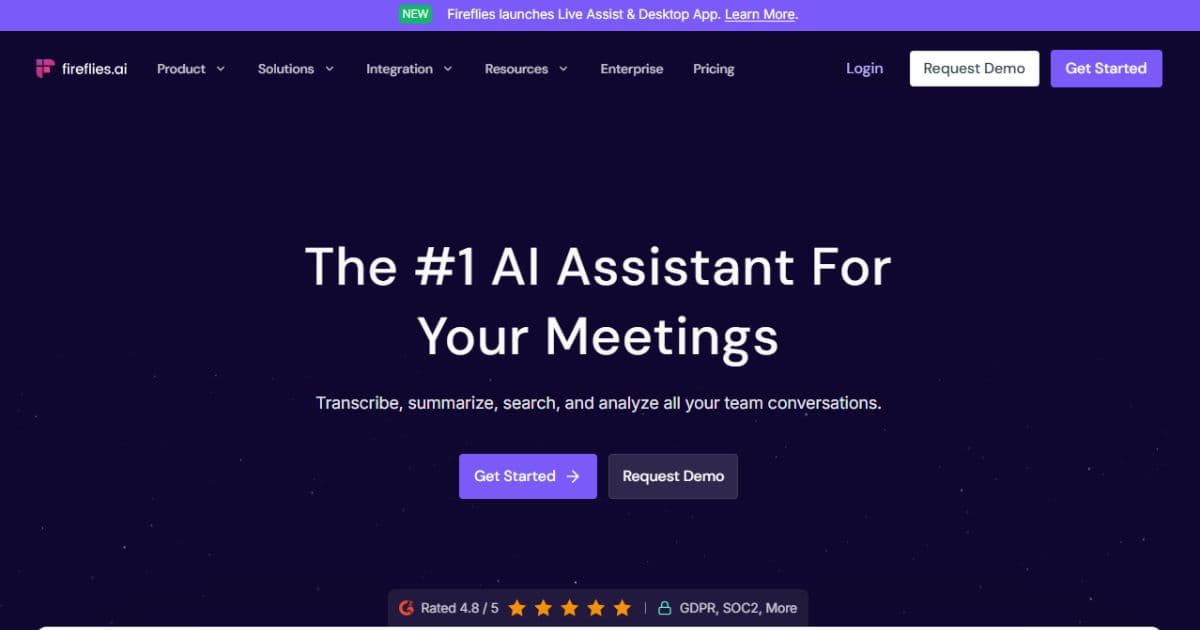 Fireflies.ai AI meeting notetaker review 2026 — pricing, free plan, transcription, AskFred features