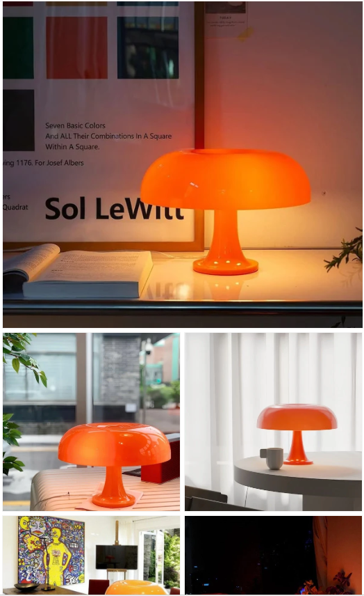 Mushroom Lamp  Whimsical Decor for Vibrant Spaces