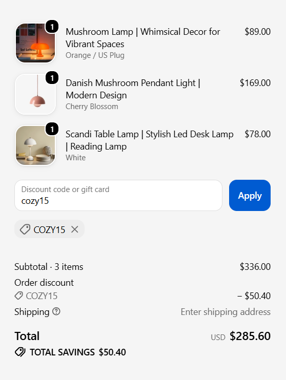 cozy15_15% off