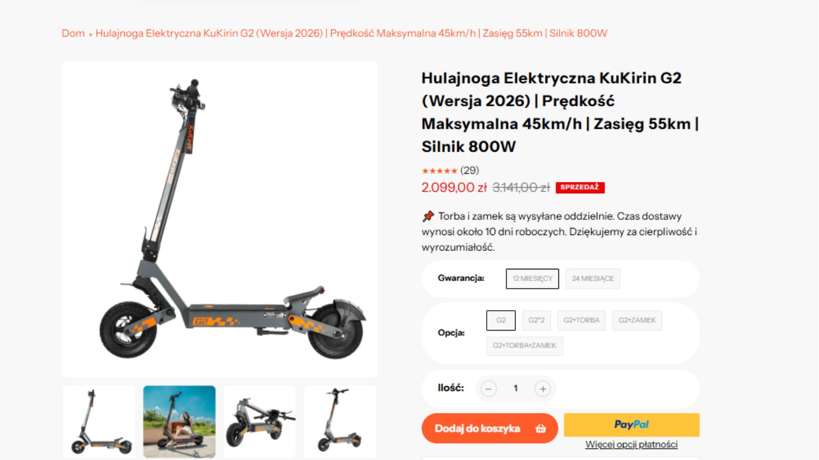 KuKirin G2 electric scooter review