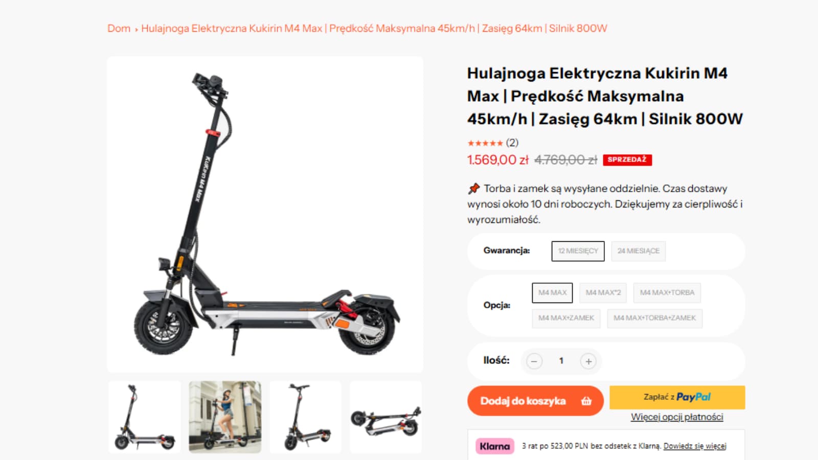 KuKirin M4 Max electric scooter review