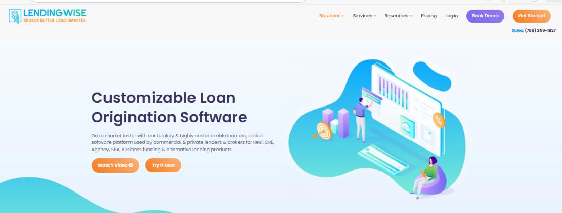 LendingWise loan origination software workflow steps applications required docs and e-sign document automation