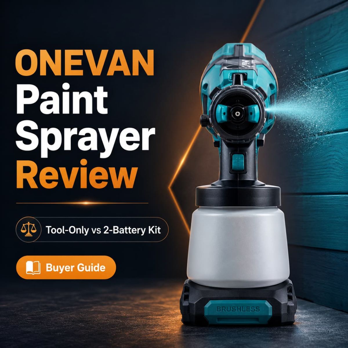 ONEVAN paint sprayer review thumbnail
