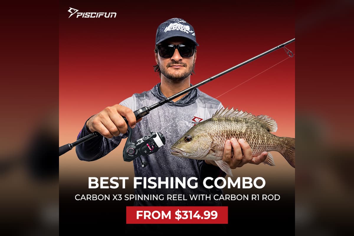 Piscifun Carbon X3 combo creative with Carbon R1 rod and AFF15 coupon