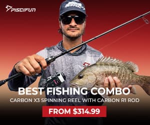Piscifun Carbon X3 with Carbon R1 rod combo creative