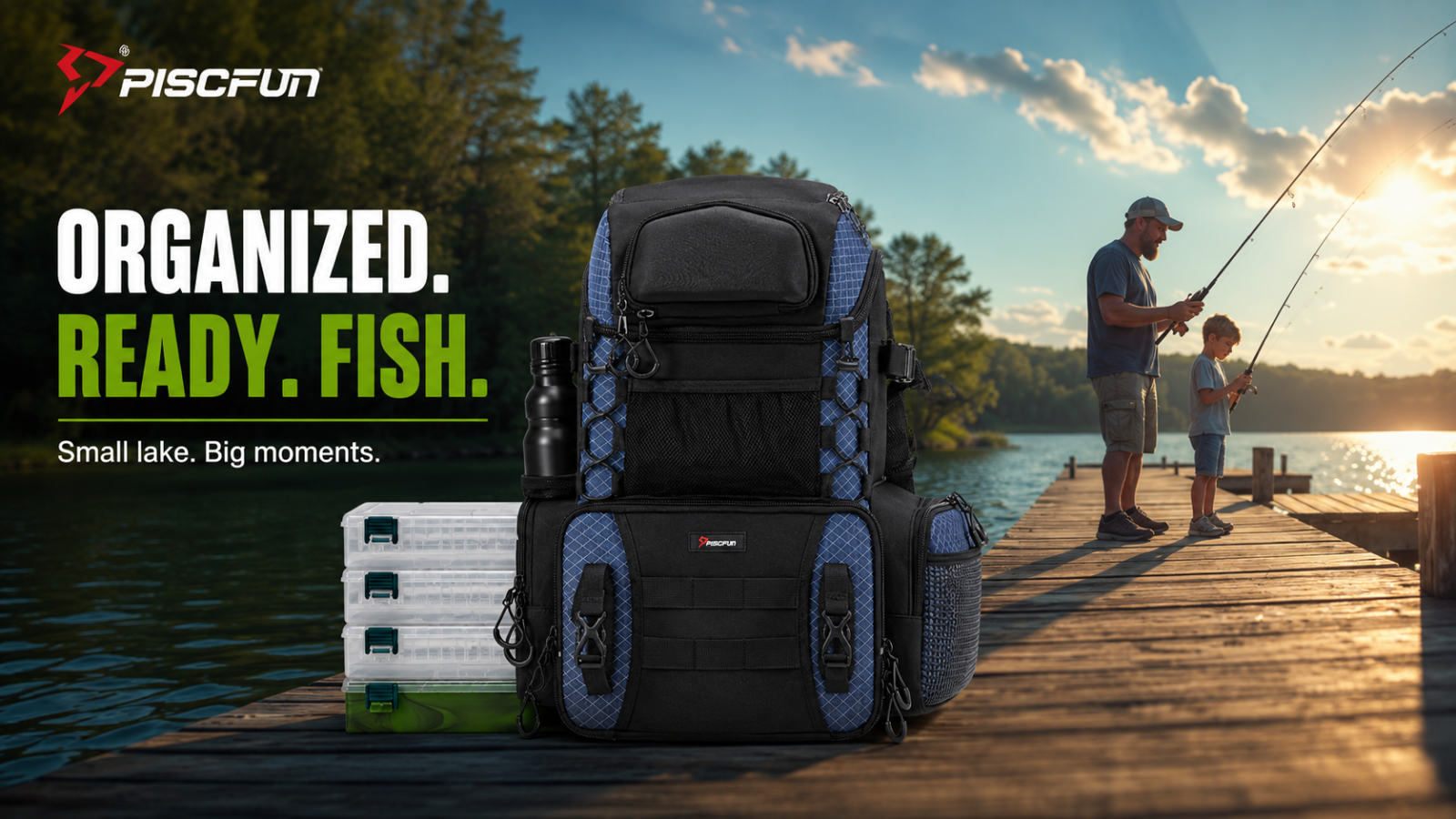 Piscifun backpack organized pond small lake setup 16x9 thumbnail