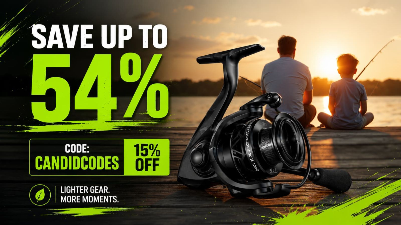 Piscifun Carbon X II Save Up to 54 percent lakeside moments hero thumbnail 3