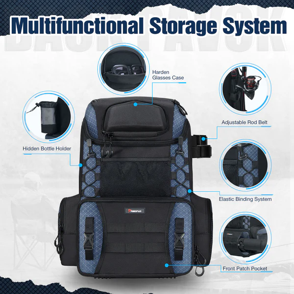 Piscifun backpack multifunctional storage system