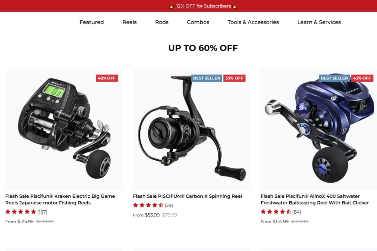 Piscifun fishing reel lineup review 2026