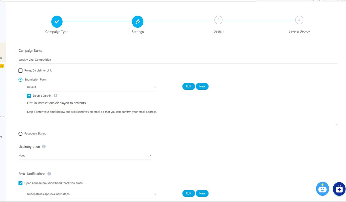 Sociamonials multi-platform entry actions and lead capture