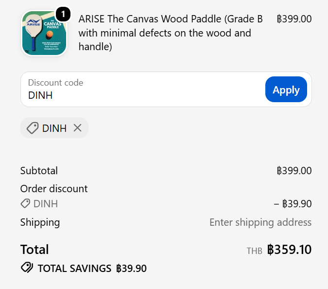 code dinh 10% Off