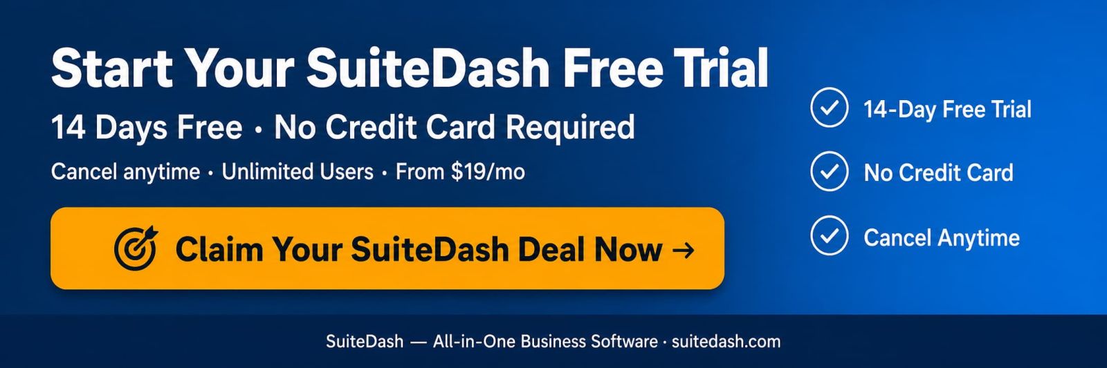 SuiteDash review 2026 — start your free trial and manage clients, projects, and billing from one dashboard