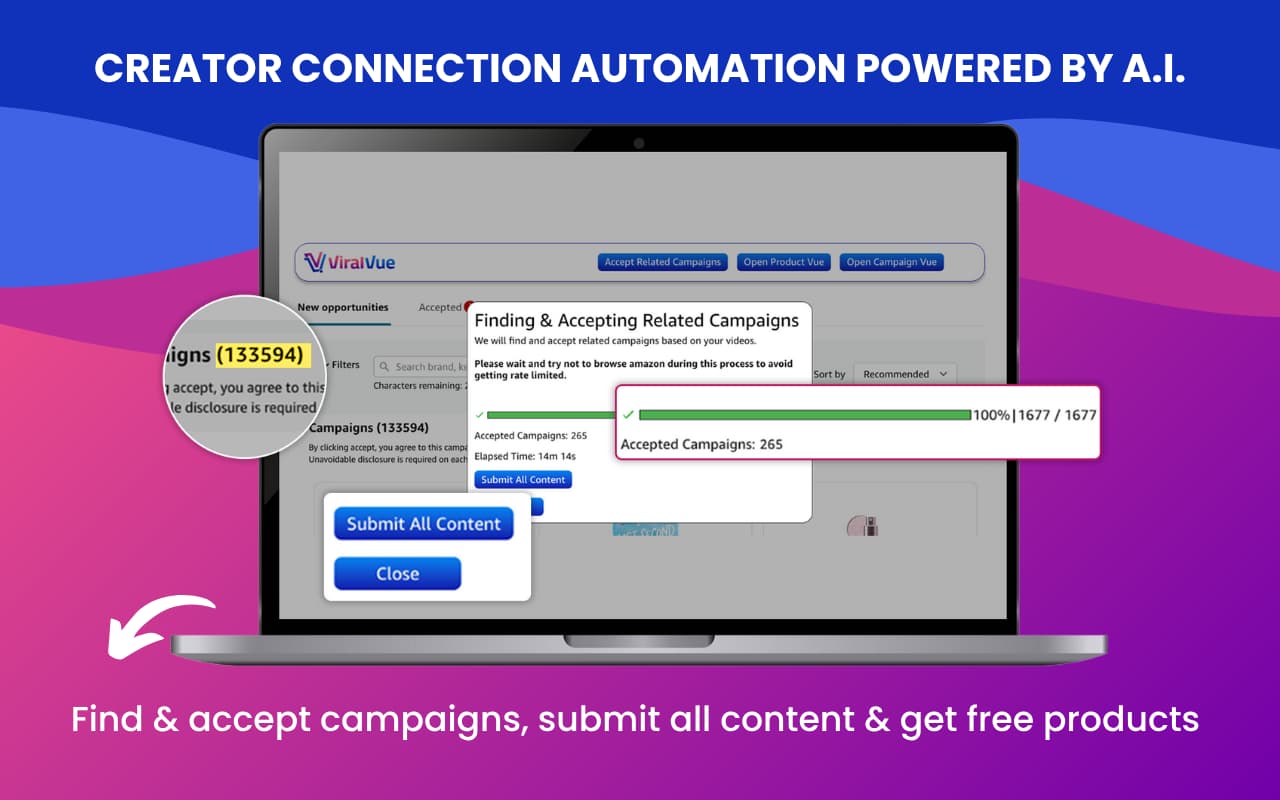 ViralVue brand deal tracker and creator connection tools for influencers